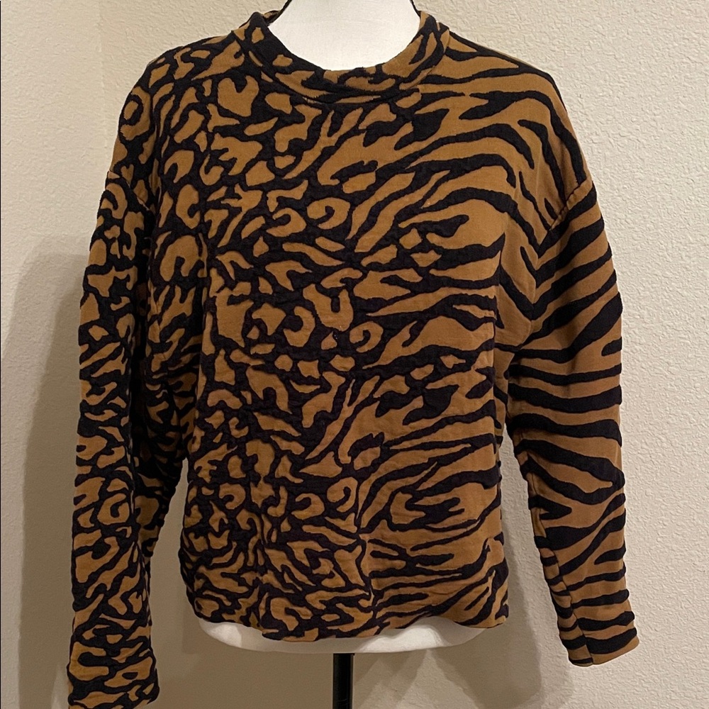 Proenza Schouler White Label Quilted Sweater. Excellent New Cond. Oversized